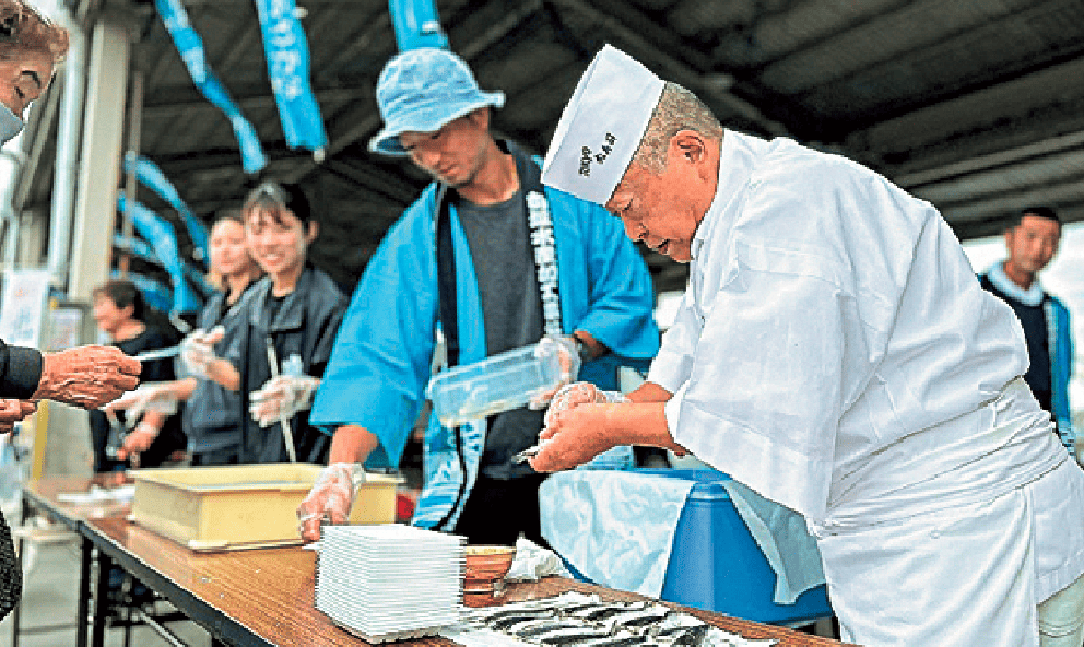 白塚漁港での関連行事