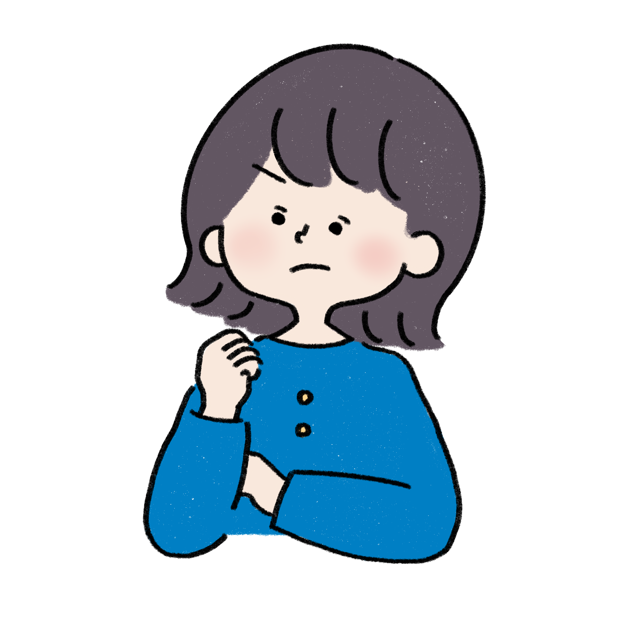 考えるエミさん